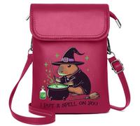 Womens Travel Bags Small Crossbody Bags Halloween Pumpkin Ghost Bat Haunted Cemetery Witch Skeleton Elegant Gift for Mother's Day Perfect for Teacher's Day