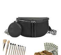 Women's Travel Shoulder Bag | Shoulder Bag for Travel - Waterproof Ergonomic for Women Ideal Work Beach Travel City Sport Camping Festival, Black, Se référer à la description