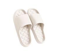 Womens Travel Slippers Men Thick Soles Stepping Feeling Light Soft Soles Slipper Ladies Cloud Sliders Lovers Summer Home Non-Slip Slides for Shower Bathroom Pool Beach Indoor Outdoor Size 4-8
