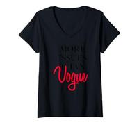 Womens Trendy More Issues Than Vogue V-Neck T-Shirt