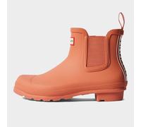 Women's Tri Colour Chelsea Wellington Boots - Red, Red 4