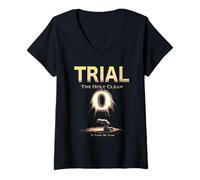 Women's Trial Motorcycle Motorsport holy Clean Section Trials Rider V-Neck T-Shirt