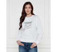 Women's triangle fleece sweatshirt Guess Blanc M