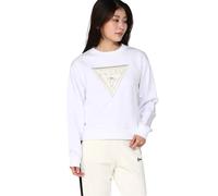 Women's triangle fleece sweatshirt Guess Blanc L