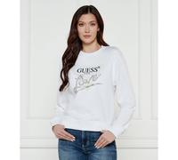 Women's triangle fleece sweatshirt Guess Blanc M