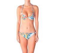 Women's triangle jersey top Huit Mango Tango Multicolore M