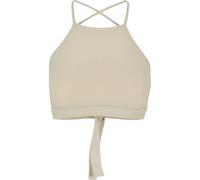 Women's triangle tank top Urban Classics Beige 2XL