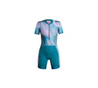 Zone3 Activate+ Woman Neoprene Short Sleeve Wetsuit Blue XL Woman