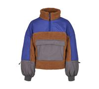Women's Tricolour Urban Hiking Classics Sherpa Jacket Orange XS