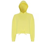 Women's TriDri Cropped Oversized Hoodie with Drawstring Waist