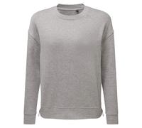 Women's TriDri Recycled Chill Zip Sweatshirt Brushed Fleece Crew Neck