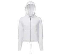 Women's TriDri Recycled Drawstring Full Zip Hoodie Oversized Cropped