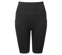 Women's TriDri Ribbed Seamless 3D Fit Cycle Shorts High Waist Pockets