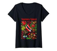 Women's Trinidad & Tobago V-Neck T-Shirt