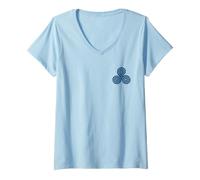Women's Triskele Celtic Knot V-Neck T-Shirt