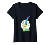 Women's Trolls Egg-Cited for Easter V-Neck T-Shirt