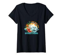 Womens Trop Rock Over Everything - Trop Rock And Sailing V-Neck T-Shirt