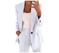 Women's Trouser Suits 2 Piece Suits Blazers Long Sleeve Jacket Straight Leg Trousers Two Piece Outfit Sets Elegant Work Business Petite Pants Suit Casual Solid Formal Suit Office Outerwear