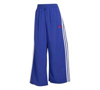 adidas Women's Essentials 3-Stripes Woven Parachute Pants, Mystery Ink/White, L