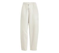 adidas Women's Essentials Contemporary Logo Fleece Barrel Pants, Wonder Alumina, XXL
