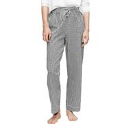 Women's Trousers Casual Waist Straight Leg Trousers Gingham Trousers Streetwear Summer Casual Drawstring Sweat Trousers Women, black, L