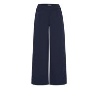 Women's Trousers Ichi Ihkate Sus Long Wide Pa2 Bleu L