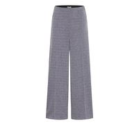 Women's Trousers Ichi Kate Jacquard 9 Bleu XS