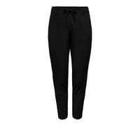 ONLY Women's ONLPOPTRASH-Sally Easy MW Rib PNT Pants, Black, L/32