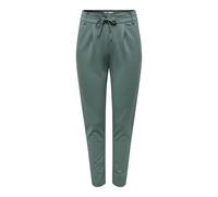 ONLY Women's Onlpoptrash Life Easy Col Pant PNT Noos Regular fit Trousers with Drawstring Closure for Lounge and Leisure, Dark Forest, M x 32L