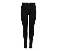 ONLY Women's Onlroyal High 600 Noos Skinny Jeans, Black Noos, XXL/''32 UK