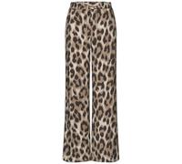 Women's Trousers Street One Wide Leg AOP HW Beige 34x30