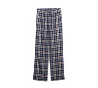 Superdry Check Elastic Dress Pants Blue S Woman