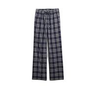Superdry Check Elastic Dress Pants Blue XS Woman