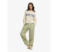 Women's Trousers Superdry Mini Check Jaune S