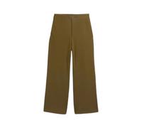 TOM TAILOR Denim Women's High Waist Culotte Trousers, 10370 - Golden Olive Green, M