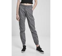 Women's Trousers Urban Classics high waist cargo Gris 28
