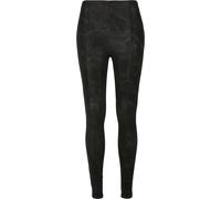 Urban Classics Washed Faux Leather Pants Black S Women