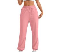 Womens Trousers Winter Trousers Women Plain Baggy Fleece Lined Tapered Leg Jogger Size 12 Track Suit Bottoms for Women UK Ladies Work Camo Joggers Workout Clothes