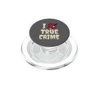 Women's True Crime Stabbed Heart Design PopSockets PopGrip for MagSafe