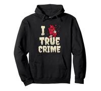 Women's True Crime Stabbed Heart Design Pullover Hoodie