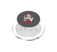 Women's True Crime Wine Zombie Pinup Fan PopSockets PopGrip for MagSafe