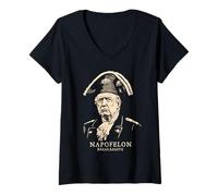 Womens Trump Napoleon Funny V-Neck T-Shirt