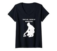 Women's Trust me, I Know My Mushrooms Gardener V-Neck T-Shirt