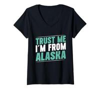 Women's Trust me im from Alaska V-Neck T-Shirt