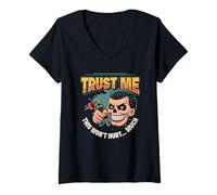 Womens Trust Me This Wont Hurt Funny Tattoo Artist V-Neck T-Shirt