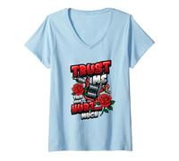 Womens Trust Me This Wont Hurt Funny Tattoo Artist V-Neck T-Shirt