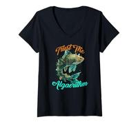 Women's Trust THE ALGAERITHM V-Neck T-Shirt