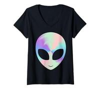 Women's Truth, is Out There Area - 51 Alien UFO V-Neck T-Shirt