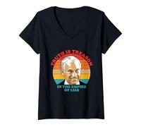 Womens Truth is Treason in an Empire of Lies Vintage Quote V-Neck T-Shirt