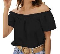 Womens Tshirts Womens Ladies Plus Size Cami Plain Neon Strappy Swing Vest Top Flared Sleeveless Tops for Women UK 8-26 Green Tops for Women UK Club Tee (Black, L)